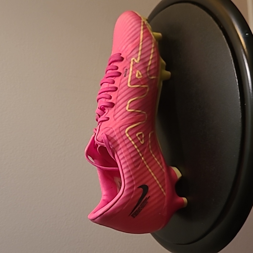Nike Pink and Yellow Athletic Shoes
